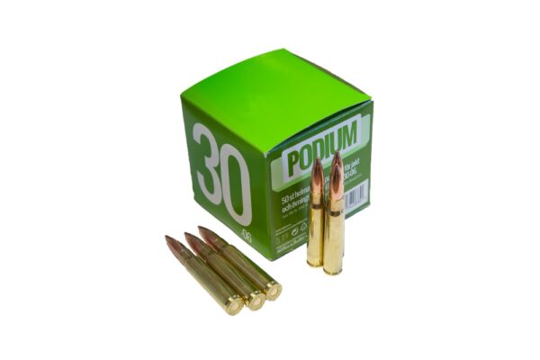 Wrapped In Ink 30-06 Ammo Can Vinyl Sticker – 2 Pack, 3x5 Oval, Glossy Black (Bumper/Window/Tailgate)